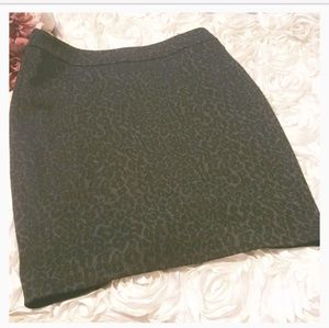 Loft Skirt Animal Print